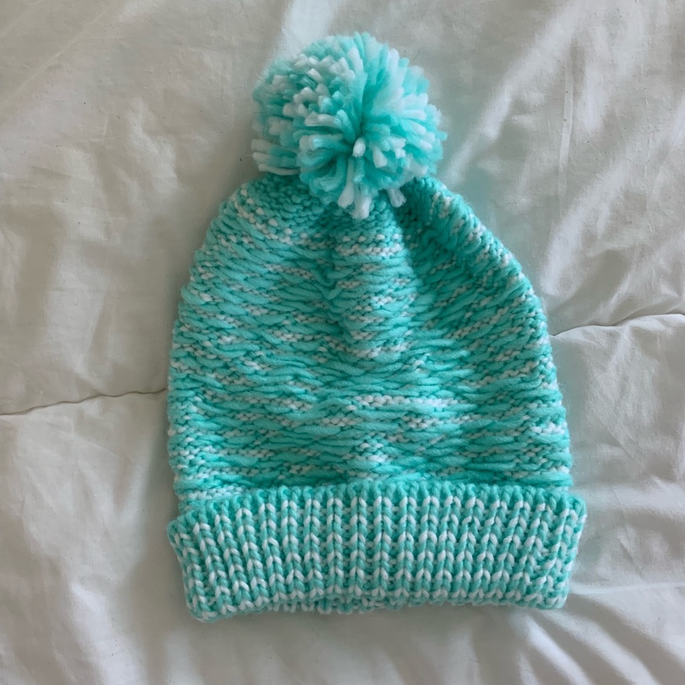 Turquoise Knit Beanie